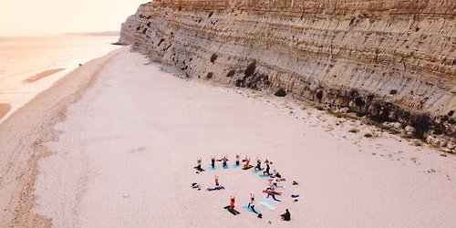 Morning Beach Yoga at Carcavelos Beach, Lisbon by el Sol - Lifestyle