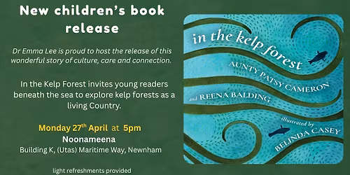 In the Kelp Forest - book launch