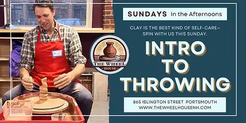 Sunday Funday! Intro to Throwing on the Pottery Wheel!