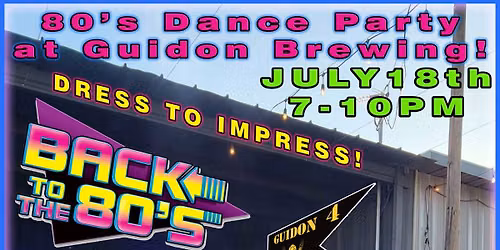 80's party at Guidon Brewing