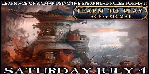 Learn to Play: Age of Sigmar (Beginners Battles & Spearhead Day)