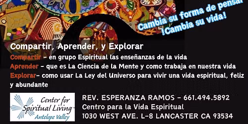 \u201cPl\u00e1ticas con Esperanza\u201d Grupo de Estudio Espiritual