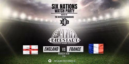 6 Nations Rugby Watch Party - France vs England