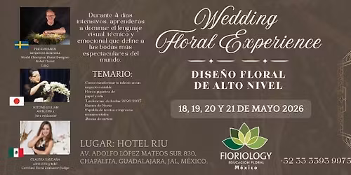 Wedding floral experience 