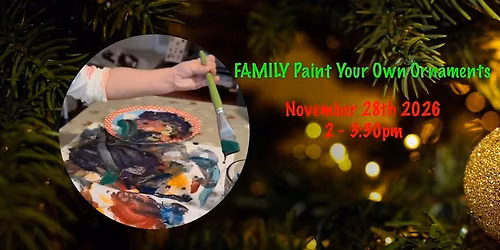 Paint Your Own Ornaments