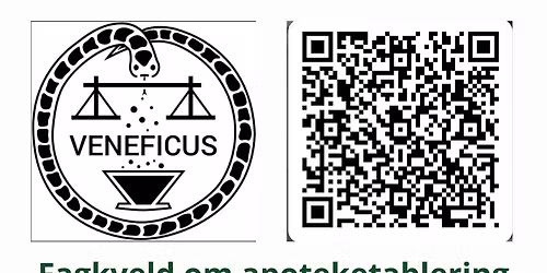 Fagkveld med Vitusapotek (Apoteketablering) - NB! Bruk lenken eller QR-koden for p\u00e5melding\u203c\ufe0f