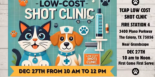 TCAP LOW COST SHOT CLINIC HOSTED BY TCAS