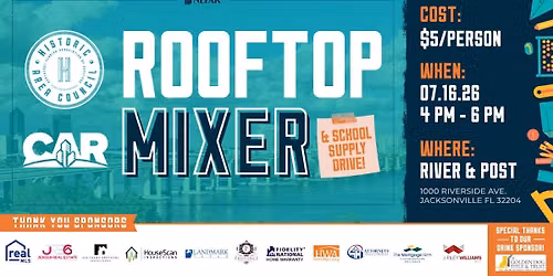 NEFAR's Historic Area Council & Commercial Alliance of REALTORS - Rooftop Mixer