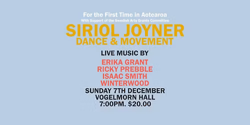 SIRIOL JOYNER - Dance, Movement & Sound