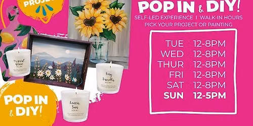 POP IN & DIY Twist Grand Rapids Paint & Sip