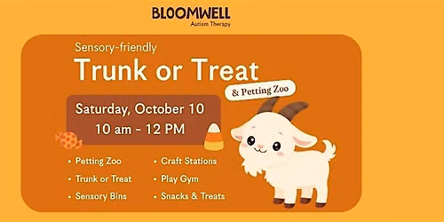 Sensory-Friendly Fall Festival & Petting Zoo + Trunk or Treat!