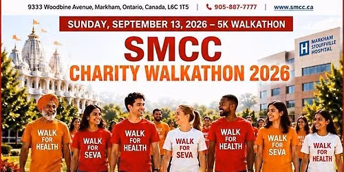 Walkathon September 13, 2026 Sunday