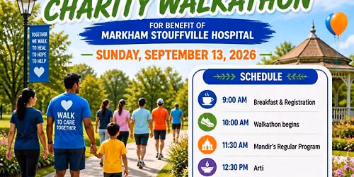 Walkathon September 13, 2026 Sunday