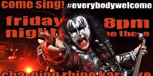 Charging Rhino NAME THAT TUNE Karaoke Friday at Farney's!