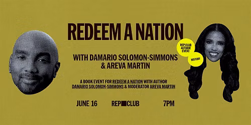 BOOK EVENT: Redeem A Nation w\/ Damario Solomon-Simmons & Areva Martin