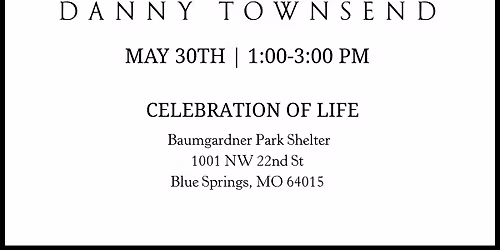 Celebration of life for Danny Townsend