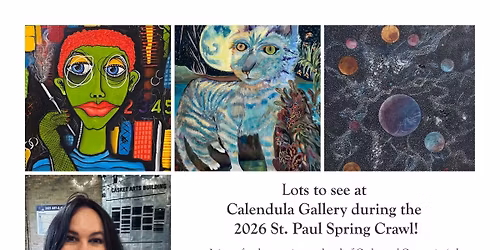 St. Paul Spring Art Crawl at Calendula Gallery 