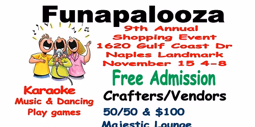 Funapalooza - Shopping, Karaoke & Game night