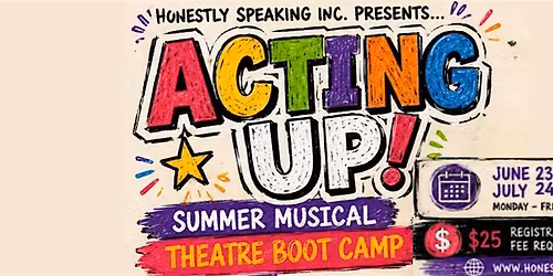 Acting Up Musical Theatre Summer Boot Camp