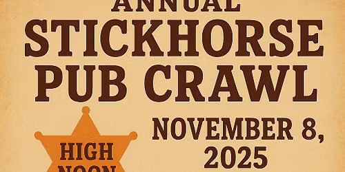 Annual Stick Horse Pub Crawl