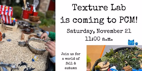 Texture Lab at the Pensacola Children's Museum