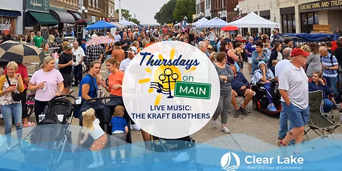 Thursdays on Main | Live Music: The Kraft Brothers | Clear Lake, Iowa