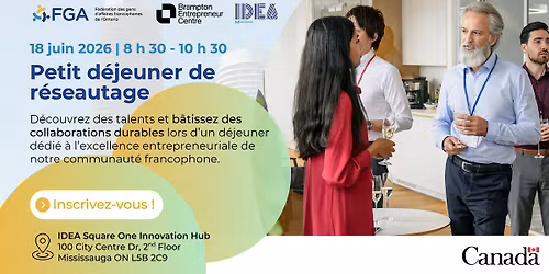 Petit dejeuner r\u00e9seautage Mississauga