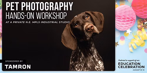 Pet Photography w\/ NCE: Hands-On Workshop