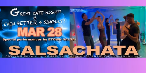 SALSACHATA LATIN DANCE SOCIAL. SALSA & BACHATA NIGHT