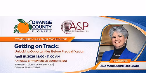 Orange County Business Development Division Community Partners Workshop