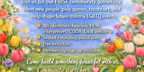 First Community Gathering of LGBTQA at Deaf Club
