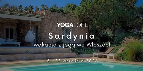 W\u0142oskie wakacje z jog\u0105 na Sardynii, 6-12 wrze\u015bnia 2026