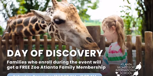 You\u2019re invited to explore the wonder of Montessori education at our Day of Discovery!