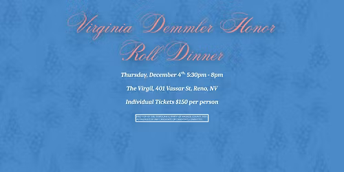 2025 Demmler Honor Roll Dinner