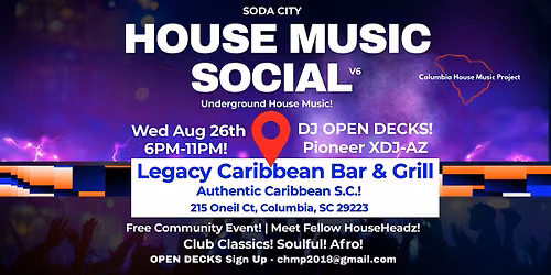 House Music Social! Open Decks! Vol 7!