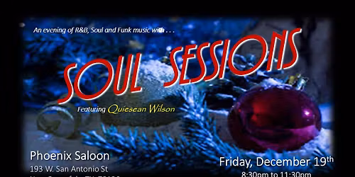 Soul Sessions featuring Quiesean Wilson