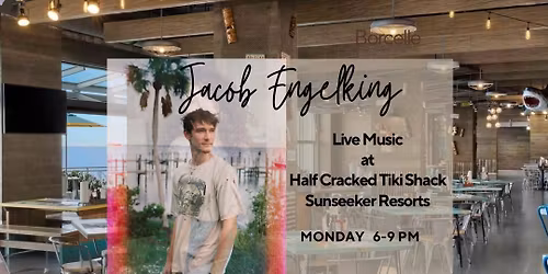 Jacob Engelking at Half Cracked Tiki Shack