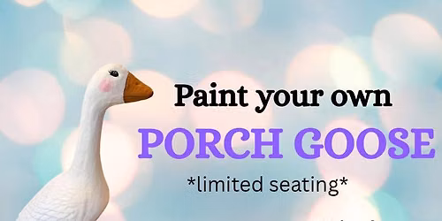 Concrete Porch Goose Painting Workshop