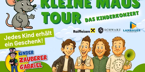 DIE DRAUFG\u00c4NGER - Kleine Maus Tour - Das Kinderkonzert | Steinhalle Lannach am 08.12.2026