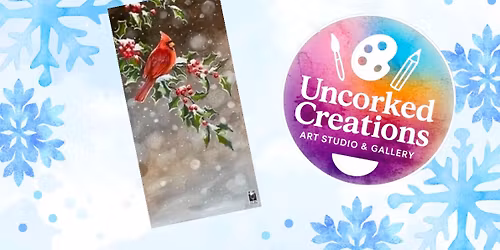 \u201cBoughs of Hollly\u201d Class on 10\u2033x20\u2033 Canvas!