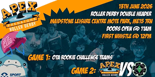BITE CLUB! - Roller Derby Double Header, Maidstone Kent