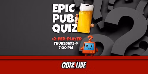 The Anchor Hotel, Horsham: Weekly Smartphone Quiz Live