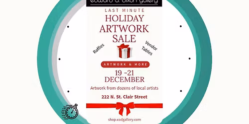 Last Minute Holiday Artwork Sale