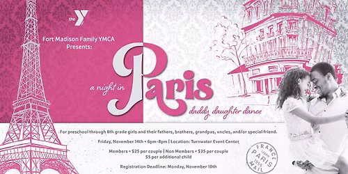YMCA's Annual Daddy Daughter Dance