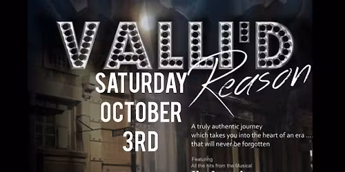 Vallid Reason. Frankie Valli Night