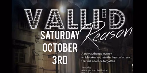 Vallid Reason. Frankie Valli Night