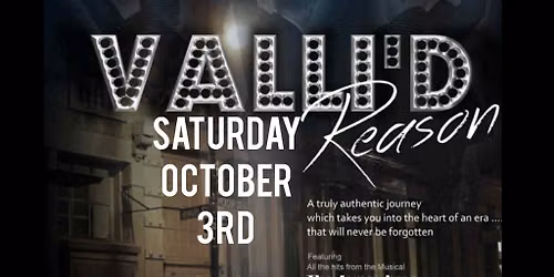 Vallid Reason. Frankie Valli Night