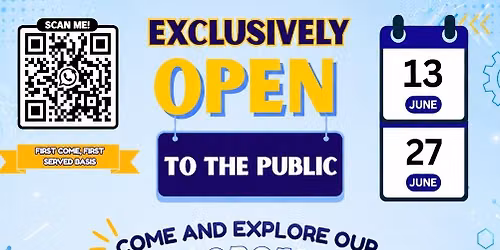 Robotic Experience Center -Open to the Public \u2013 Limited Weekend Slots in June!