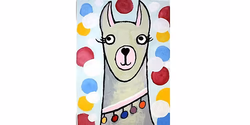 Llama Painting Adventure - Kids Art Class