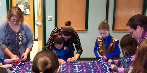 Tie Blanket Making Service Project | Suamico, WI